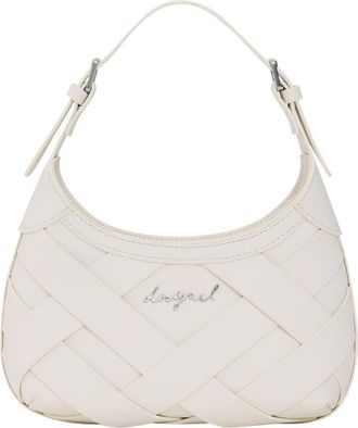 Desigual Faux Leather Shoulder Bag in Off White at Nordstrom