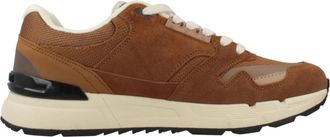 Lyle & Scott Finlay - Heren - Sneakers - Bruin - 42 EU - Leer - Schoenen