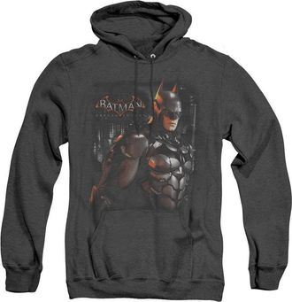 Gildan Batman Arkham Knight Dark Knight Adult Heather Hoodie / Hooded Sweatshirt