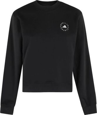 adidas by Stella McCartney Regular Sweatshirt - Dames - Sportshirts - Zwart - S - Katoen - Fitness