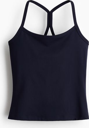 H&M Sport-Tr&auml;gertop mit integriertem BH mit SoftMove - Blue
