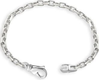 Pompeii3 Mens 14k Gold (12gram) or Platinum (22gram) 4mm Link Bracelet 8.5