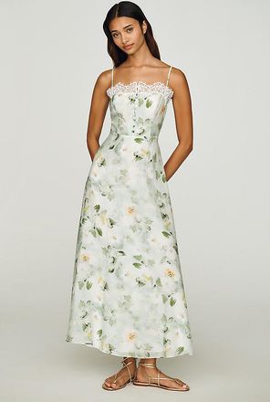 Mare Mare Lace-Trim Midi Dress