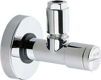 Xenz Pure stopkraan rond chroom Hoogglans