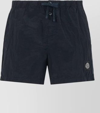 Stone Island summer swim shorts lightweight design pocket