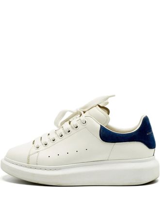 Alexander McQueen leather sneakers - White