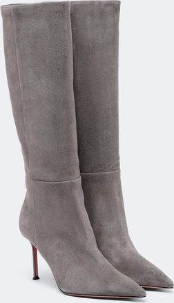 Aquazzura Botas altas Harper de ante