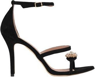8 by YOOX SUEDE CRYSTAL-EMBELLISHED SANDAL