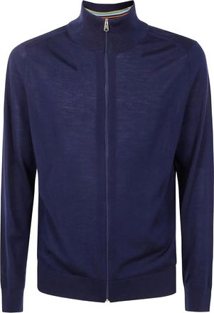 Paul Smith Cardigan con zip - Blu
