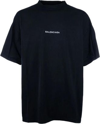 Balenciaga Hombre, Camisetas, Negro, Talla: M