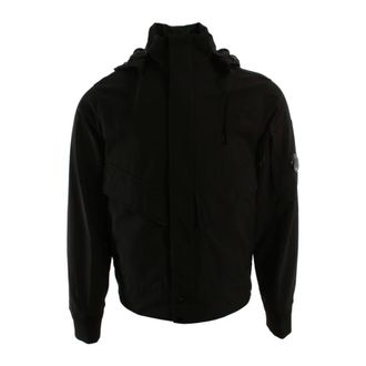 C.P. Company Shell-R Hooded Lens Jacket - male - C.P. Company - Bomber Jackets - Black - XS - Jackets
