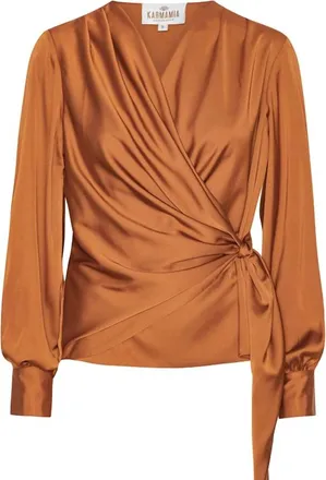 Karmamia Womens Ines Blouse In Copper