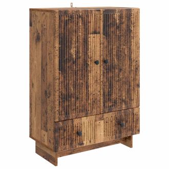 vidaXL Aparador Madera Vieja 66 X 34,5 X 95 Cm Madera De Ingenier&iacute;a Vidaxl
