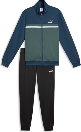 Puma Tuta a blocchi di colore da uomo, Abbigliamento, Blu, XXL