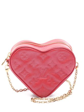 Louis Vuitton 2010s Heart on Chain shoulder bag - women - Calf Leather - One Size - Red