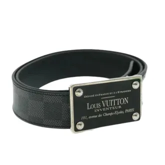 Louis Vuitton Pre-owned Belts, female, Black, Size: ONE SIZE Pre-owned Damier Graphite Canvas Belt