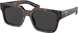 Prada PR 03ZSF Asian Fit Polarized 2AU08G Mens Sunglasses Tortoiseshell Size 55