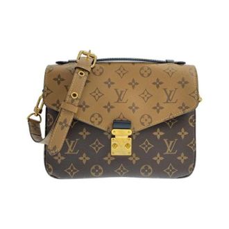 Louis Vuitton Pre-owned Pochette Metis Schoudertas - Dames - Pre-owned - Bruin - Maat: ONE Size