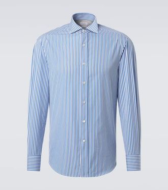 Brunello Cucinelli Camicia in cotone a righe
