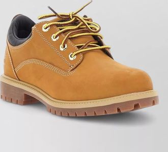 Timberland silk lace up shoes rubber sole