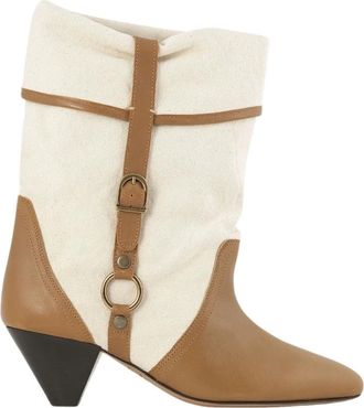 Isabel Marant Darner Buckle Boots - female - Isabel Marant - Cowboy & Biker Boots - Multicolor - 7 UK - Shoes