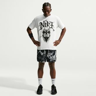 Nike Mens Standard Issue Dri-FIT 5 Mesh Basketball Shorts in Grey | IM5916-084