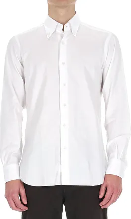 Barba Culto Line Oxford Button-Down Tailored Shirt