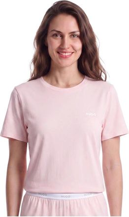 HUGO BOSS Tops, Dames, Roze, M, Katoen, ID T-Shirt