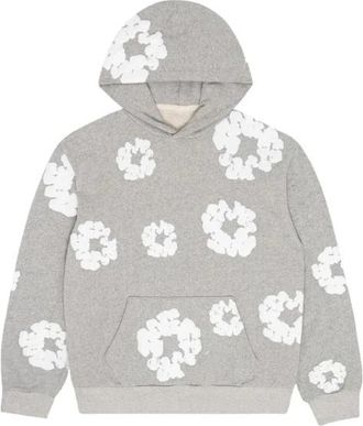Denim Tears The Cotton Wreath Sweatshirt - unisex - Hoodies - Grijs - L - Katoen - Hoodies & sweatvesten