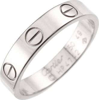 Cartier White Gold White Gold (18K) Band Ring (Pre-Owned)