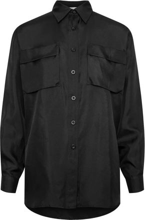 Envelope 1976 Zijden Blouse - Dames - Overhemden - Zwart - S - Overhemden