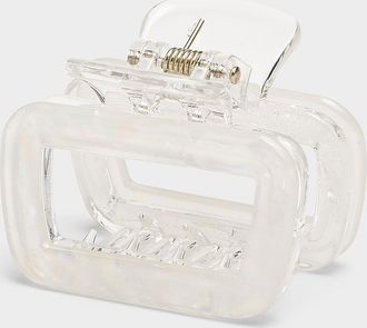 Simons Small iridescent sheen rectangular clip