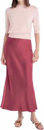 Favorite Daughter The Favorite Skirt In Earth Red
