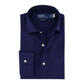 Polo Ralph Lauren Overhemden, Heren, Blauw, M, Katoen, Formal Shirts