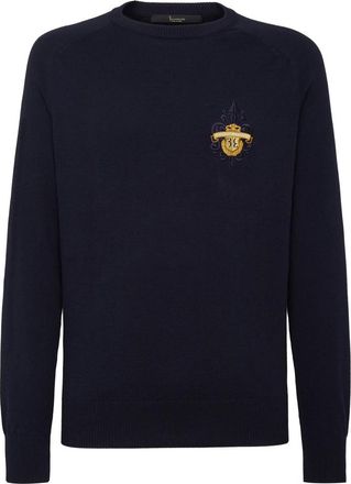 Billionaire Boys Club Truien & Vesten, Heren, Blauw, M, Katoen, Pullover Ronde Hals LS