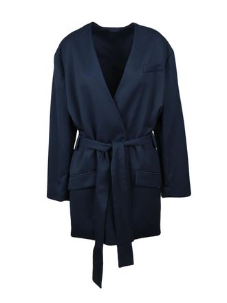 The Attico Double-Breasted Overcoat - Multicolor