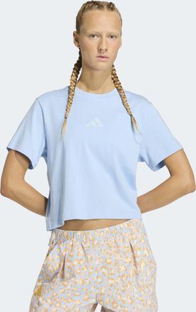 ADIDAS TERREX Funktionsshirt ADIDAS TERREX MULTI MEADOW PACK, Damen, Gr. XXL, glow blau, Obermaterial: 100% Baumwolle, 7/8-L&auml;nge, Rundhals, Shirts Funktionsshirt