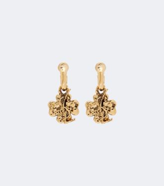 Saint Laurent Pendientes Cassandre Lucky Charm