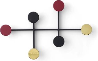 Audo Afteroom Kleiderhaken, schwarz / Messing