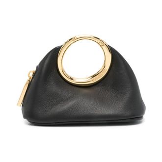 Jacquemus Black Keychain Zip Fastening Attachment