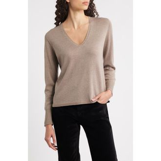 Kobi Halperin Vinny V-Neck Sweater in Sandstone at Nordstrom, Size Medium