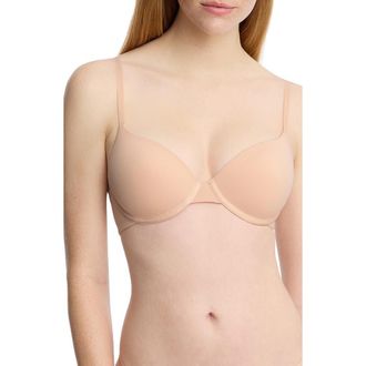 Skarlett Blue Insider Convertible T-Shirt Bra in Coral Sand at Nordstrom, Size 36Ddd