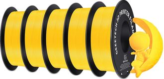OEM Filamento Para Impresora 3d, Material Pla, Compatibilidad Vers&aacute;til, Amarillo