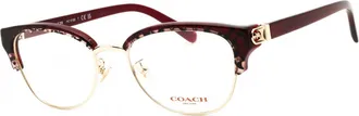 Coach HC6195 5709 Shiny Light Gold Red Signature C 53mm
