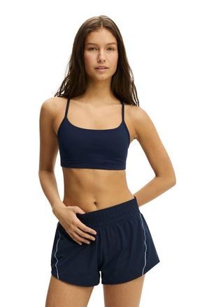Cotton On 365 Keyhole Crop in Prep Sport Navy at Nordstrom, Size X-Large