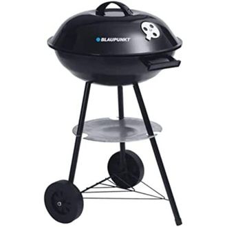 Blaupunkt Barbacoa De Carb&oacute;n Con Ruedas Blaupunkt Gc301 Negro Acero