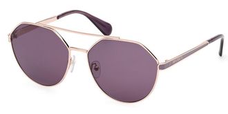 Max & Co. MO0119 28Y Womens Sunglasses Rose-Gold Size 58
