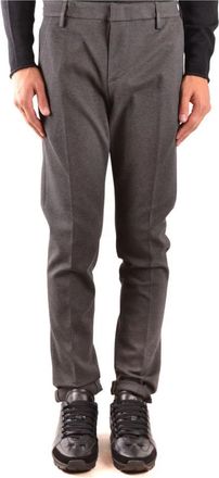 Dondup Grijze Katoenen Broek Outlet - Heren - Chinos - Grijs - W32 - Katoen - Broeken