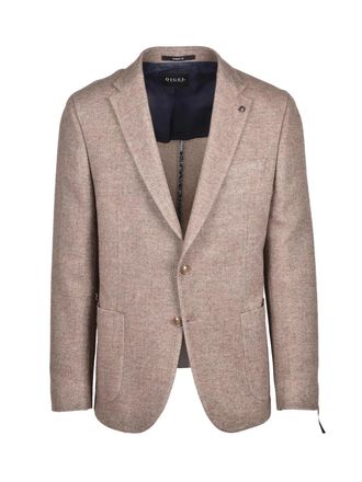 Digel Brown Unlined Cotton-Blend Jacket
