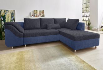 Collection Ab Ecksofa »Sally L-Form« mit und ohne Bettfunktion, inklusive loser Rücken- und Zierkissen